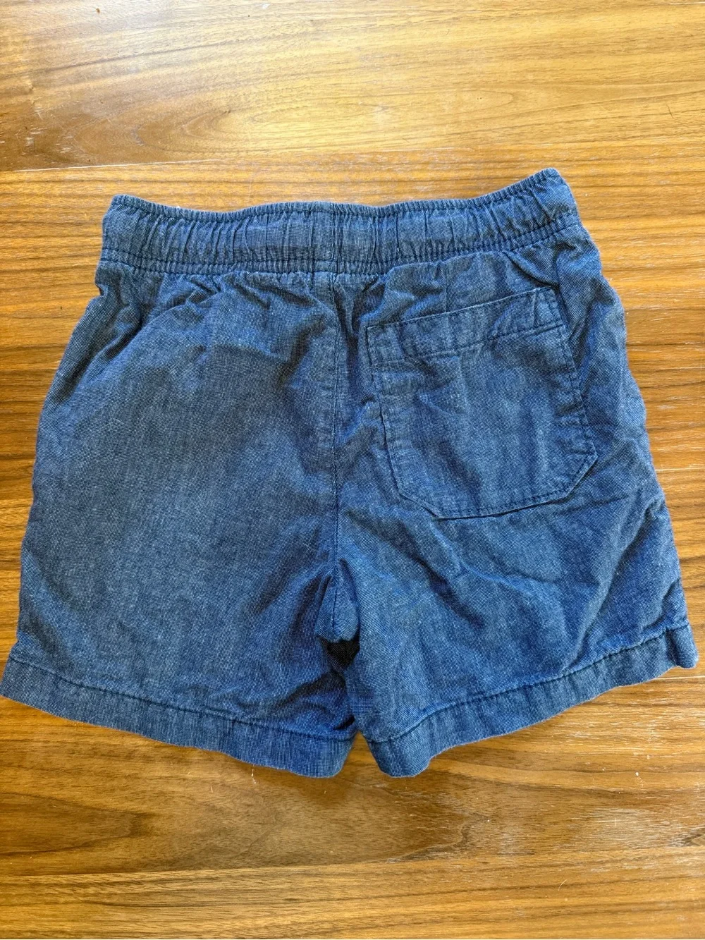 Old Navy Kids Chambray Denim Pull-On Drawstring Shorts Size S (6-7)